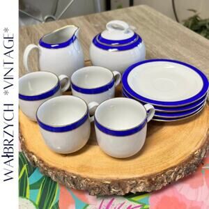 WALBRZYCH China 10 Pc. Demitasse Set RARE, VINTAGE!